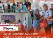 Suyuti Serahkan 500 Paket Bantuan Pangan kepada Warga di Dua Desa di Limboto Barat