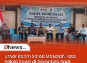 Umar Karim Soroti Masalah Tata Kelola Sawit di Gorontalo Saat Rakor Bersama KPK