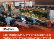 Sekretariat DPRD Provinsi Gorontalo Matangkan Persiapan Jelang Rapat Paripurna HUT ke-25 Provinsi