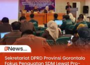 Sekretariat DPRD Provinsi Gorontalo Fokus Penguatan SDM Lewat Program Capacity Building