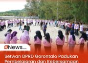 Setwan DPRD Gorontalo Padukan Pembelajaran dan Kebersamaan dalam Kegiatan Outbound
