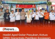 Hadiri Apel Gelar Pasukan, Ketua DPRD Gorontalo Pastikan Kesiapan Pengamanan Nataru