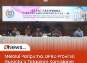 Melalui Paripurna, DPRD Provinsi Gorontalo Tetapkan Komisioner KPID 2026–2029