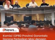 Komisi I DPRD Provinsi Gorontalo Dorong Perbaikan MoU dengan Media