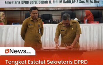 Tongkat Estafet Sekretaris DPRD Provinsi Gorontalo Beralih ke Rifli Katili