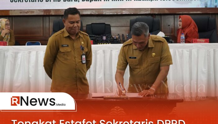 Tongkat Estafet Sekretaris DPRD Provinsi Gorontalo Beralih ke Rifli Katili