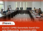 Komisi I DPRD Gorontalo Soroti Kinerja Diskominfo, Anggaran KPID, dan Pengelolaan Outsourcing