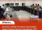 Komisi I DPRD Provinsi Gorontalo Gelar Rapat Bahas Peralihan UPT TPA Talumelito
