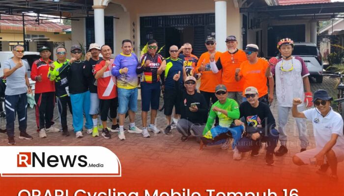ORARI Cycling Mobile Tempuh 16 Km, Bangun Kebersamaan dan Gaya Hidup Sehat