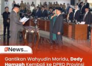 Gantikan Wahyudin Moridu, Dedy Hamzah Kembali ke DPRD Provinsi Gorontalo