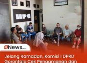 Jelang Ramadan, Komisi I DPRD Gorontalo Cek Pengamanan dan Operasional Usaha di Telaga