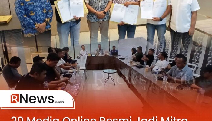 20 Media Online Resmi Jadi Mitra DPRD Provinsi Gorontalo
