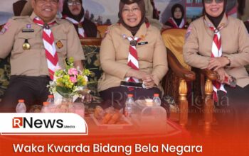 Waka Kwarda Bidang Bela Negara Espin Tulie Hadiri Penerimaan Tamu Ambalan di SMA Negeri 2 Limboto