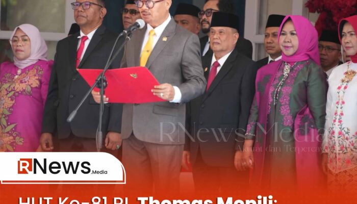 HUT Ke-81 RI, Thomas Mopili: Gorontalo Harus Bergerak ke Arah Lebih Baik