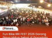 Fun Bike RRI FEST 2026 Dorong Gaya Hidup Sehat di Gorontalo