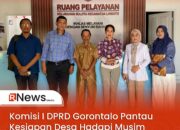Komisi I DPRD Gorontalo Pantau Kesiapan Desa Hadapi Musim Kemarau
