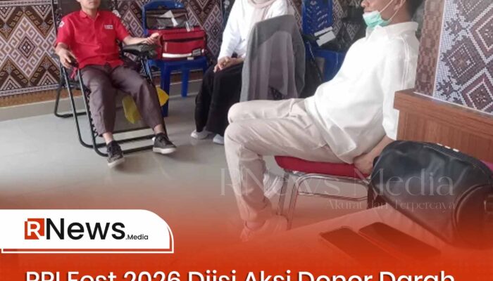 RRI Fest 2026 Diisi Aksi Donor Darah, Warga Apresiasi Kegiatan Kemanusiaan
